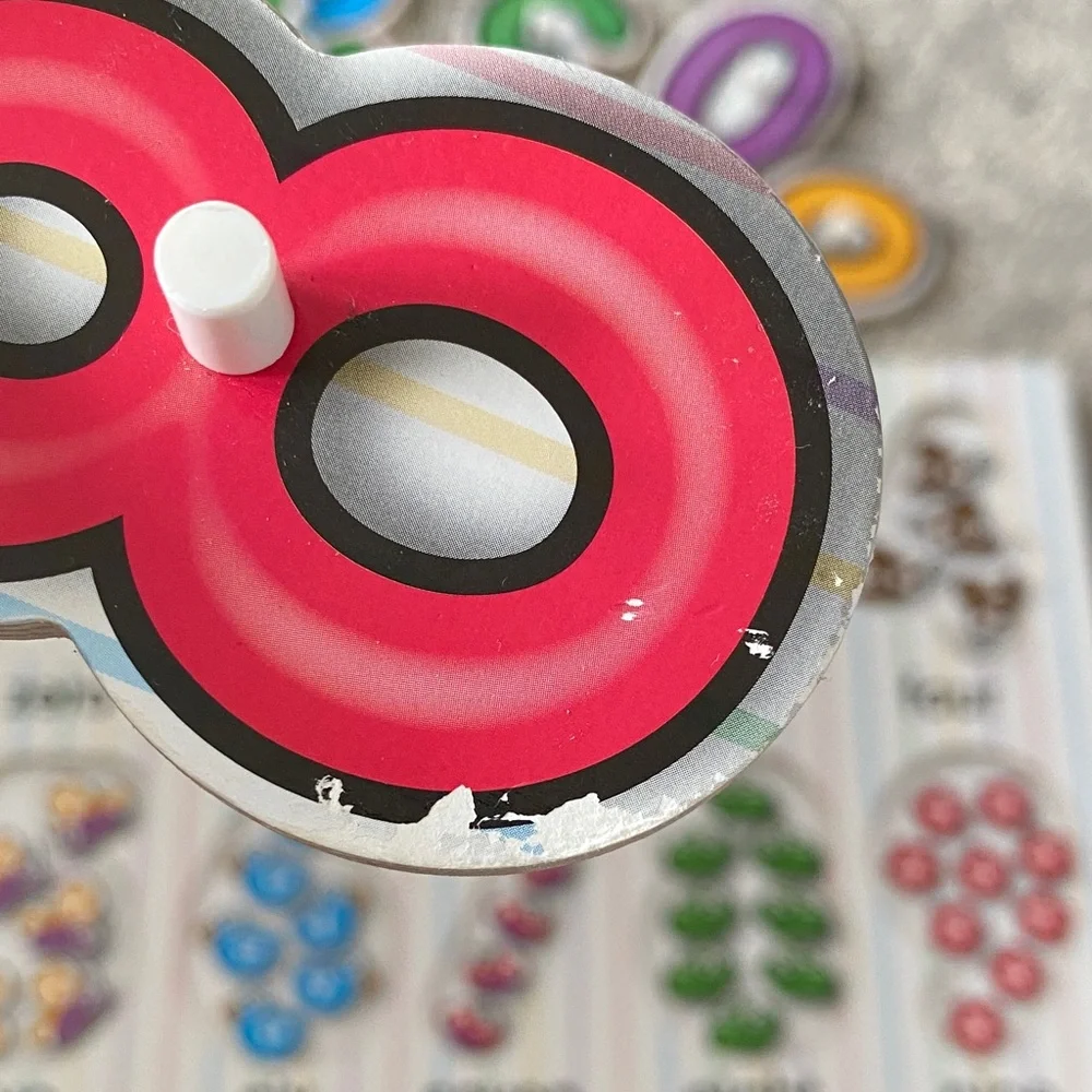 Melissa & Doug Lift & See Peg Puzzle Numbers